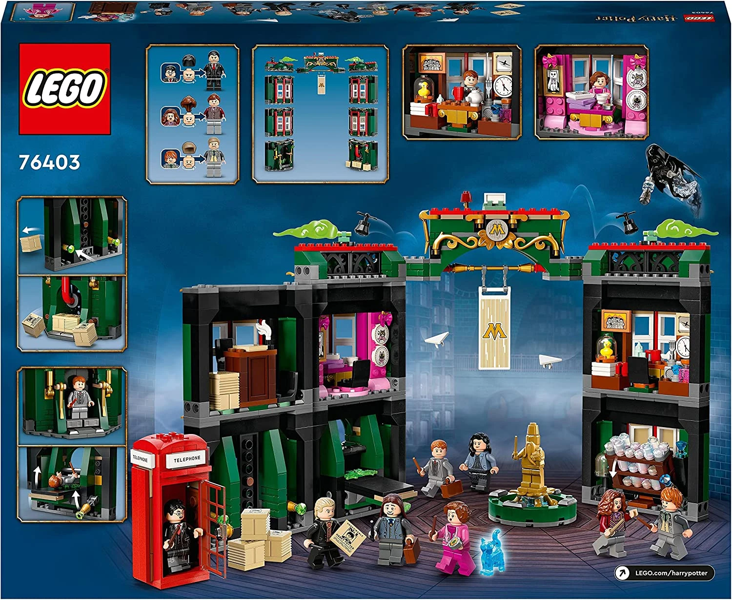 LEGO 76403 Harry Potter The Ministry Of Magic Modular Set 6 LEGO 76403 Harry Potter The Ministry Of Magic Modular Set - Image 4