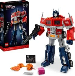 LEGO Icons 10302 Optimus Prime Transformers Robot Model Set