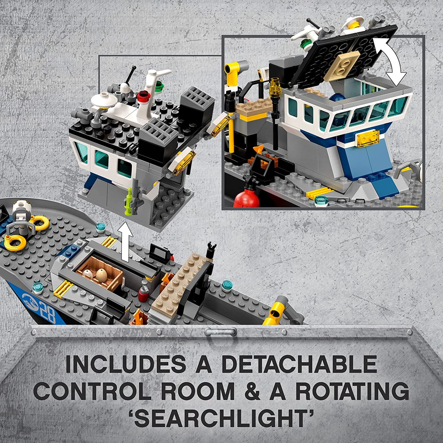 LEGO 76942 Jurassic World: Baryonyx Dinosaur Boat Escape Set 8 LEGO 76942 Jurassic World: Baryonyx Dinosaur Boat Escape Set - Image 6