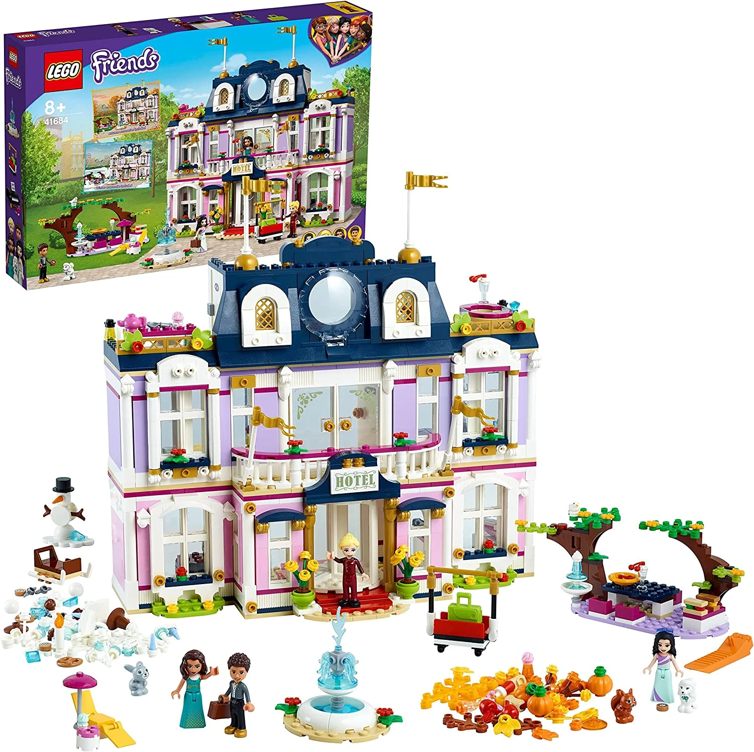 LEGO 41684 Friends Heartlake City Grand Hotel Dolls House Set 3 LEGO 41684 Friends Heartlake City Grand Hotel Dolls House Set