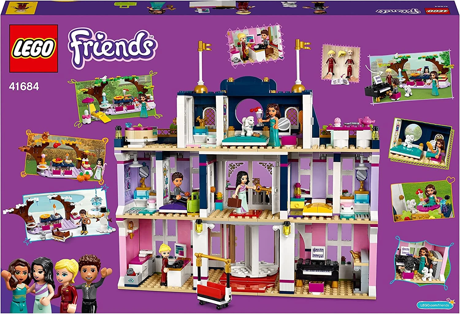 LEGO 41684 Friends Heartlake City Grand Hotel Dolls House Set 5 LEGO 41684 Friends Heartlake City Grand Hotel Dolls House Set - Image 3