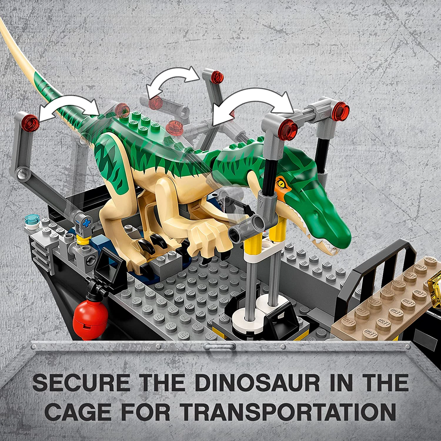 LEGO 76942 Jurassic World: Baryonyx Dinosaur Boat Escape Set 7 LEGO 76942 Jurassic World: Baryonyx Dinosaur Boat Escape Set - Image 5