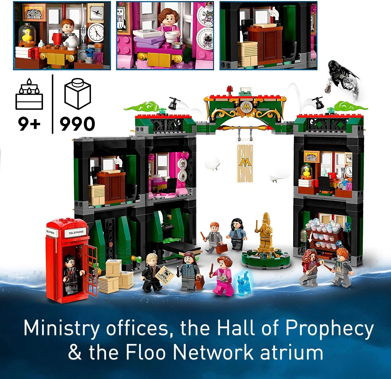 LEGO 76403 Harry Potter The Ministry Of Magic Modular Set 8 LEGO 76403 Harry Potter The Ministry Of Magic Modular Set - Image 6