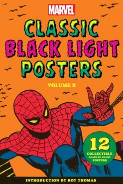 Chronicle Books Marvel Classic Black Light Collectables Poster Portfolio