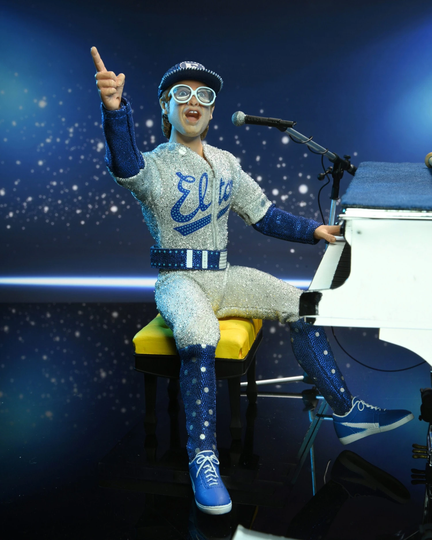 Elton John With Piano (Live 1975) Deluxe 8" Clothed Action Figure 3 Elton John With Piano (Live 1975) Deluxe 8" Clothed Action Figure