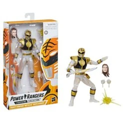 Power Rangers Lightning Collection Mighty Morphin Metallic White Ranger *Exclusive