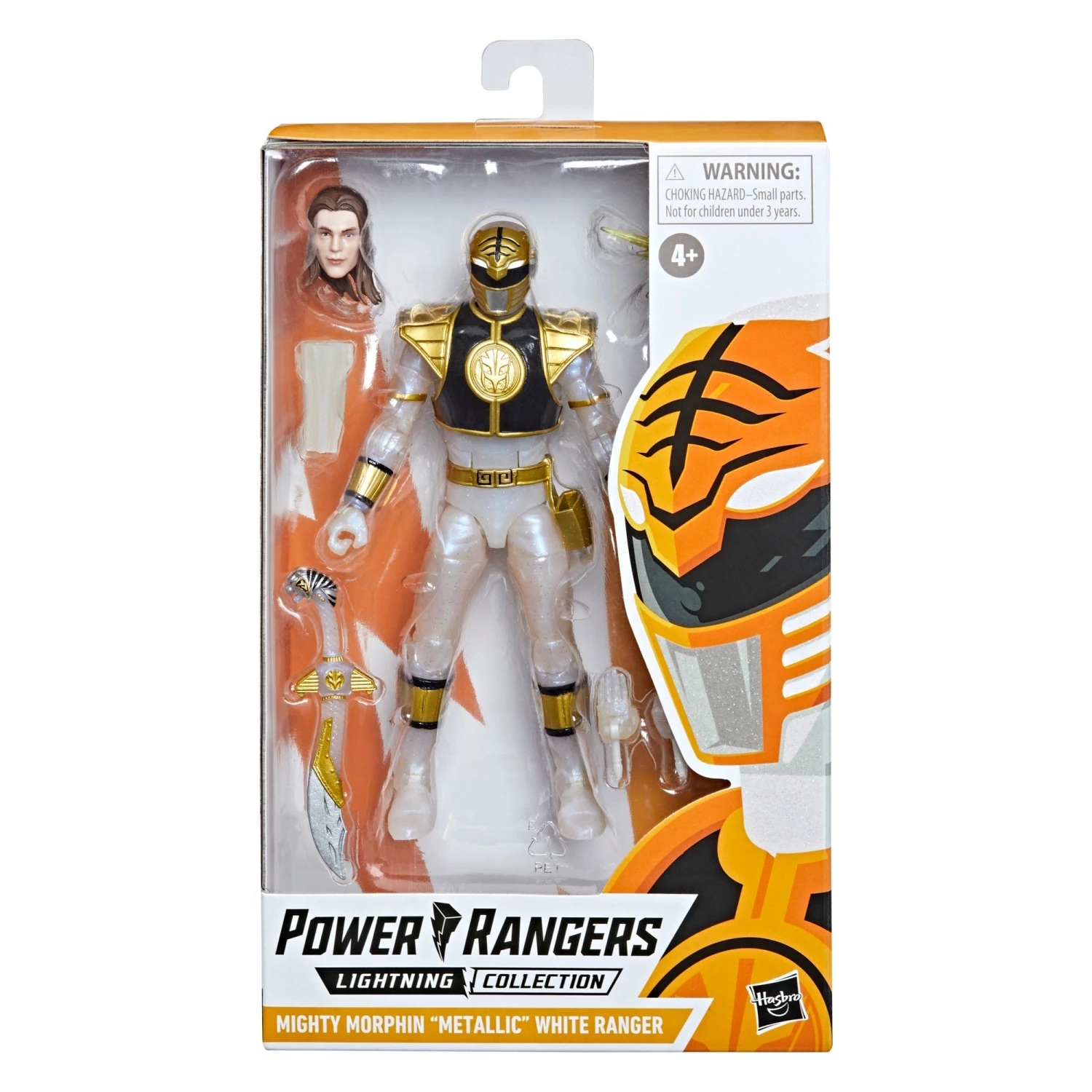 Power Rangers Lightning Collection Mighty Morphin Metallic White Ranger *Exclusive 17 Power Rangers Lightning Collection Mighty Morphin Metallic White Ranger *Exclusive - Image 15