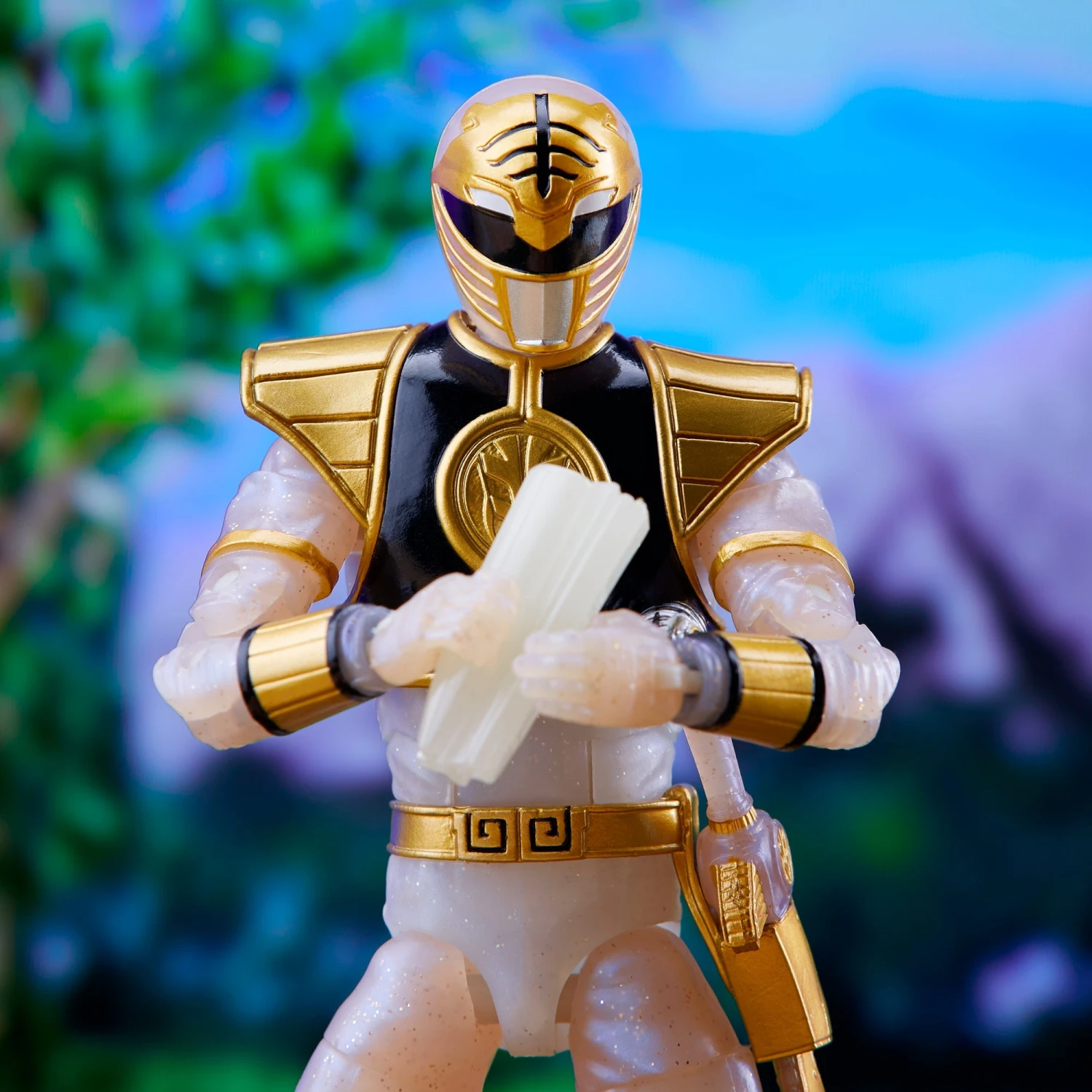 Power Rangers Lightning Collection Mighty Morphin Metallic White Ranger *Exclusive 7 Power Rangers Lightning Collection Mighty Morphin Metallic White Ranger *Exclusive - Image 5