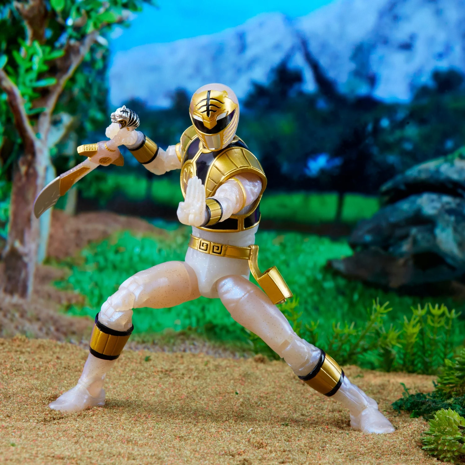 Power Rangers Lightning Collection Mighty Morphin Metallic White Ranger *Exclusive 10 Power Rangers Lightning Collection Mighty Morphin Metallic White Ranger *Exclusive - Image 8