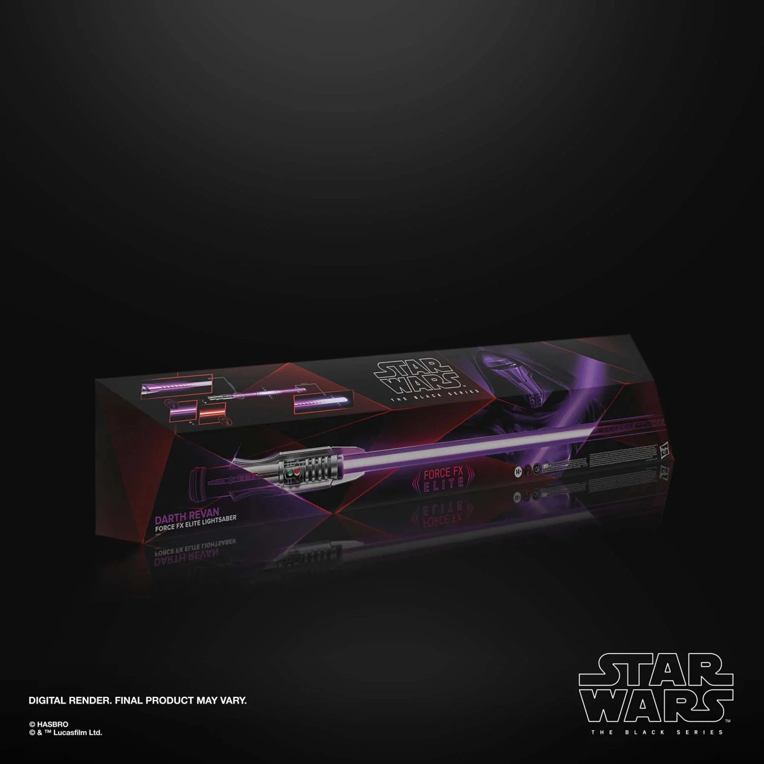 Hasbro Star Wars The Black Series Darth Revan Force FX Elite Electronic Lightsaber 4 Hasbro Star Wars The Black Series Darth Revan Force FX Elite Electronic Lightsaber - Image 2