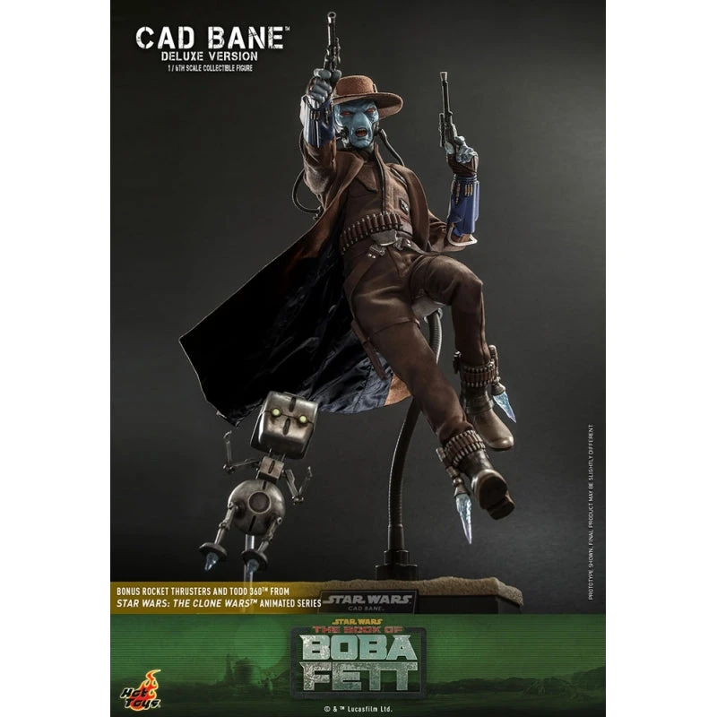 Hot Toys Star Wars 1/6 Scale The Book Of Boba Fett Action Figure - Cad Bane (Deluxe Version) 11 Hot Toys Star Wars 1/6 Scale The Book Of Boba Fett Action Figure - Cad Bane (Deluxe Version) - Image 9