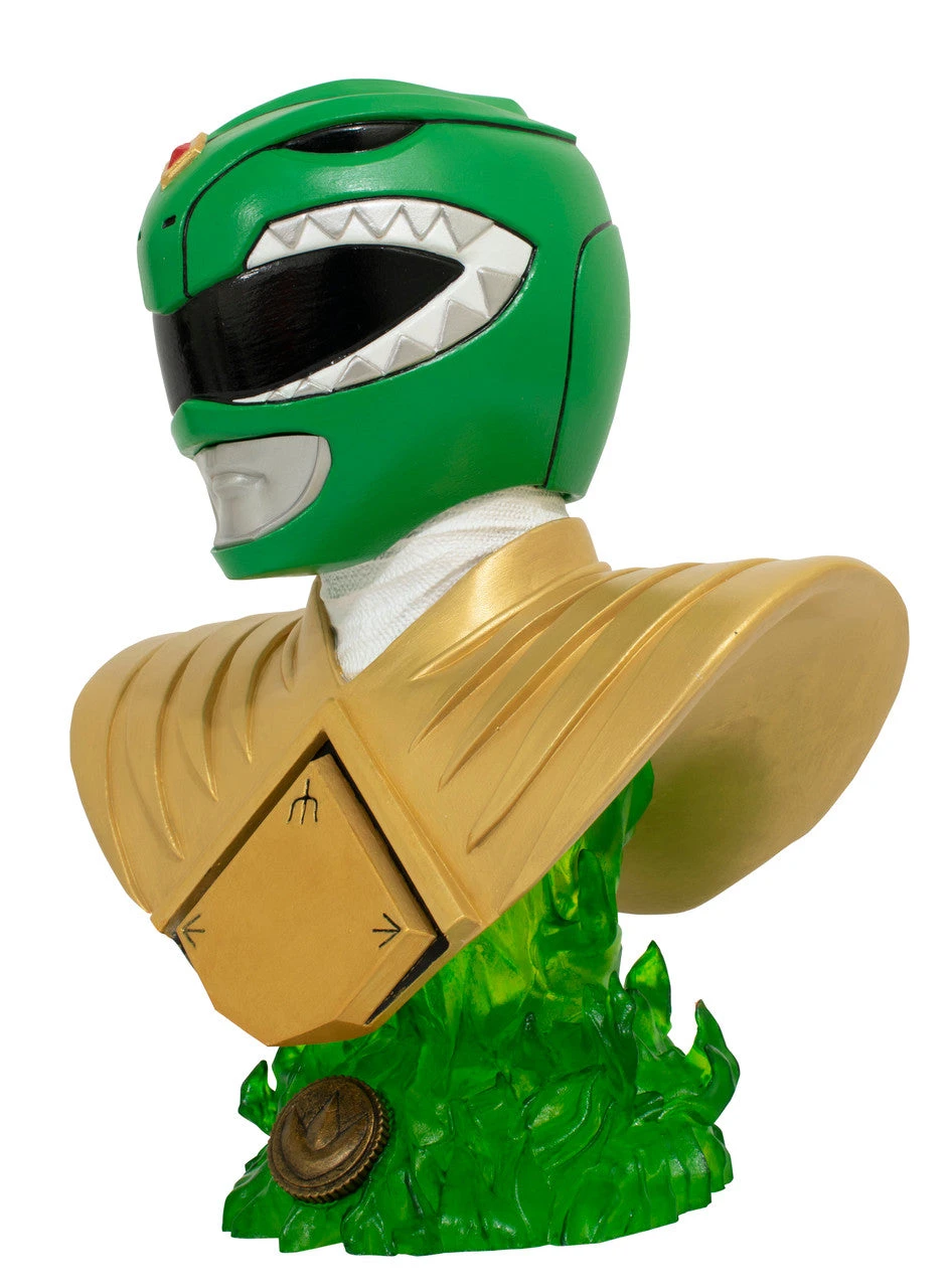 Mighty Morphin Power Rangers Legends In 3D Green Ranger 1/2 Scale Limited Edition Bust 5 Mighty Morphin Power Rangers Legends In 3D Green Ranger 1/2 Scale Limited Edition Bust - Image 3