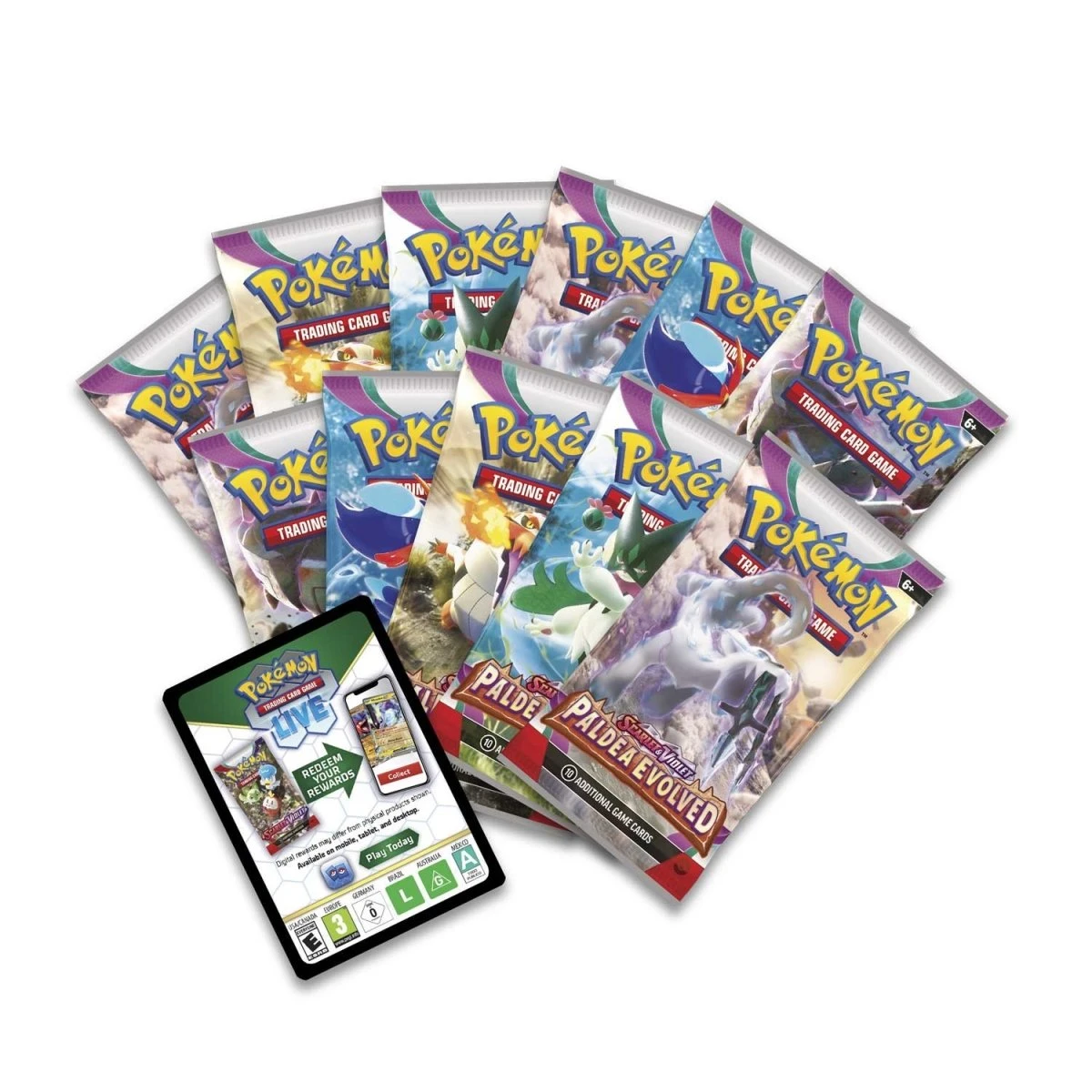 Pokémon TCG Scarlet & Violet-Paldea Evolved Elite Trainer Box 6 Pokémon TCG Scarlet & Violet-Paldea Evolved Elite Trainer Box - Image 4