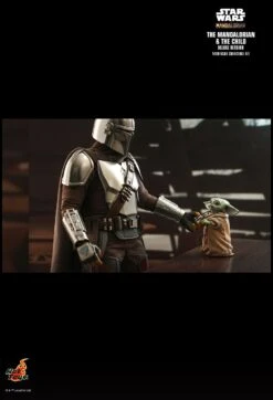 Hot Toys The Mandalorian 1/6 The Mandalorian (Beskar Armour) And The Child Deluxe Version -Toy Sale Store PD1584520166vdU