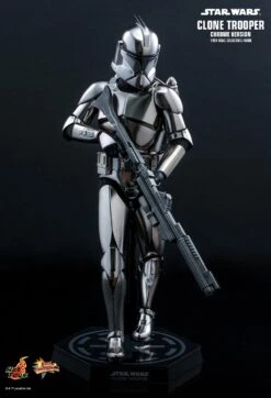 Hot Toys 1:6 Star Wars Clone Trooper (Chrome Version) Exclusive Release 24 Hot Toys 1:6 Star Wars Clone Trooper (Chrome Version) Exclusive Release -Toy Sale Store PD16536448047Kl