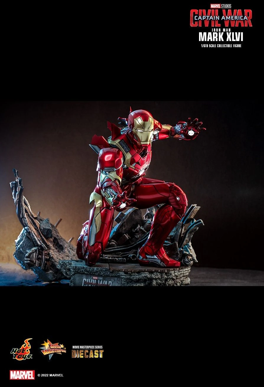 Hot Toys 1:6 Scale Captain America:Civil War - Iron Man Mark XLVI *Exclusive 11 Hot Toys 1:6 Scale Captain America:Civil War - Iron Man Mark XLVI *Exclusive - Image 9