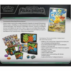 Pokémon TCG Scarlet & Violet-Paldea Evolved Elite Trainer Box 11 Pokémon TCG Scarlet & Violet-Paldea Evolved Elite Trainer Box -Toy Sale Store PokemonTCG Scarlet Violet PaldeaEvolvedEliteTrainerBoxBack 1000x a4b1fa64 f1f5 4c55 b757 b75595ff1568