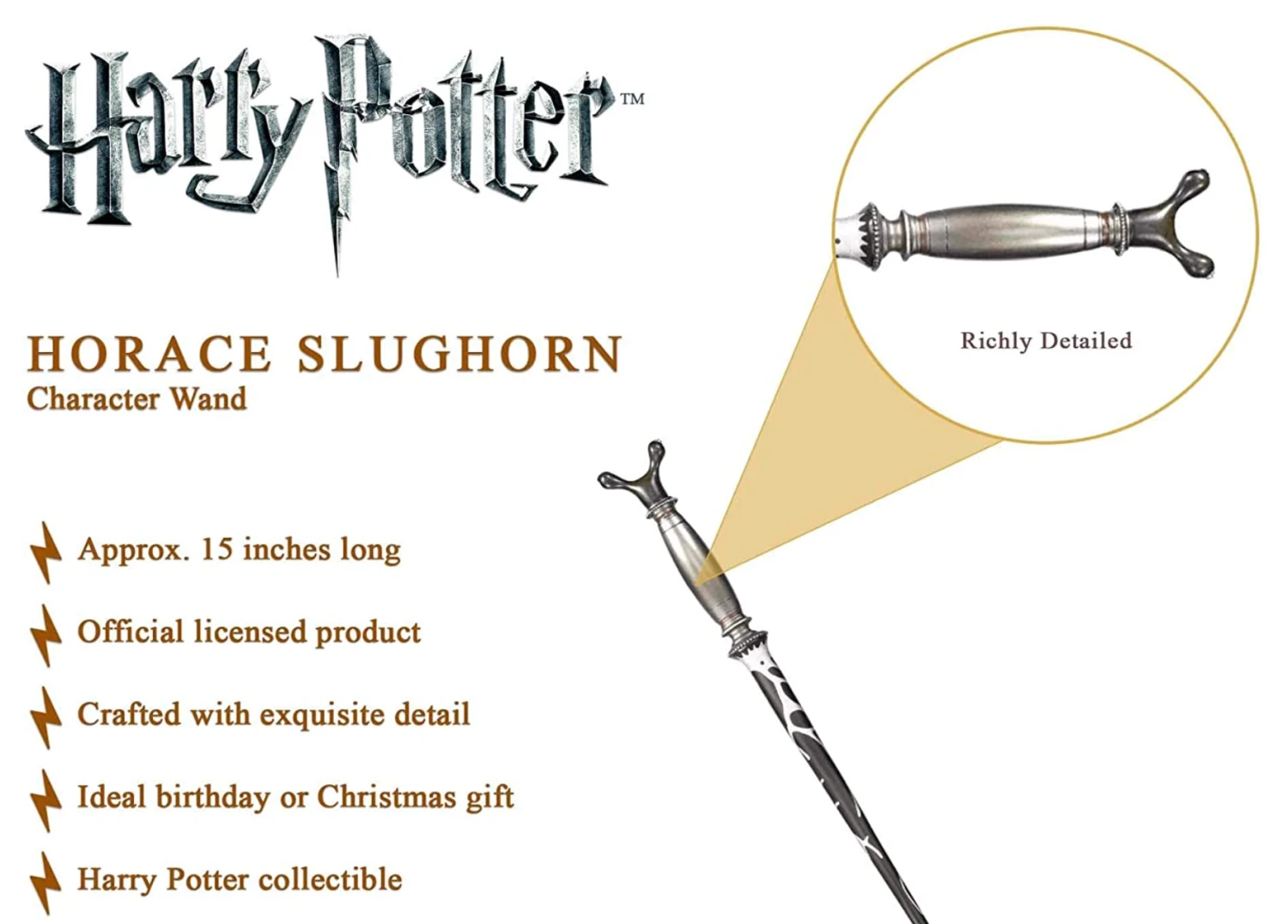 Official Harry Potter Professor Horace Slughorn Wand (Character Box Version) 6 Official Harry Potter Professor Horace Slughorn Wand (Character Box Version) - Image 4