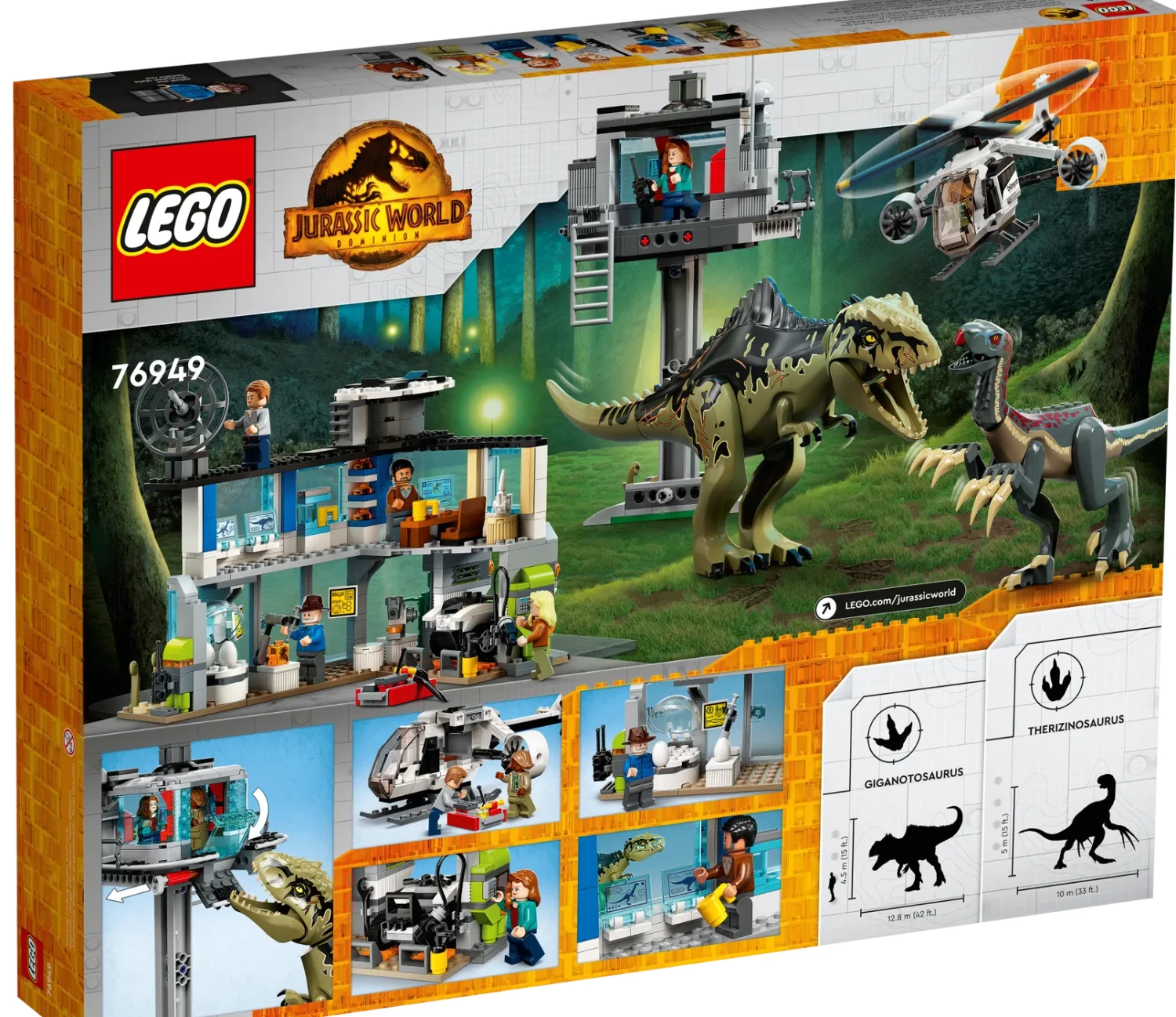 LEGO 76949 Jurassic World Giganotosaurus Attack Dinosaur Set 18 LEGO 76949 Jurassic World Giganotosaurus Attack Dinosaur Set - Image 16