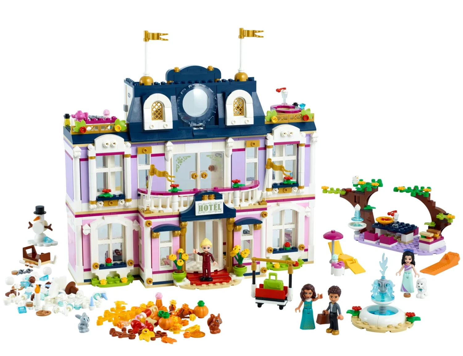LEGO 41684 Friends Heartlake City Grand Hotel Dolls House Set 4 LEGO 41684 Friends Heartlake City Grand Hotel Dolls House Set - Image 2