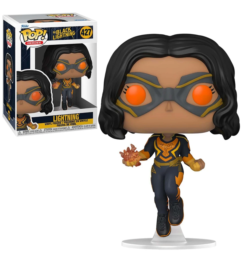 Lightning DC Comics Black Lightning Funko Pop! Vinyl Figure 5 Lightning DC Comics Black Lightning Funko Pop! Vinyl Figure - Image 3