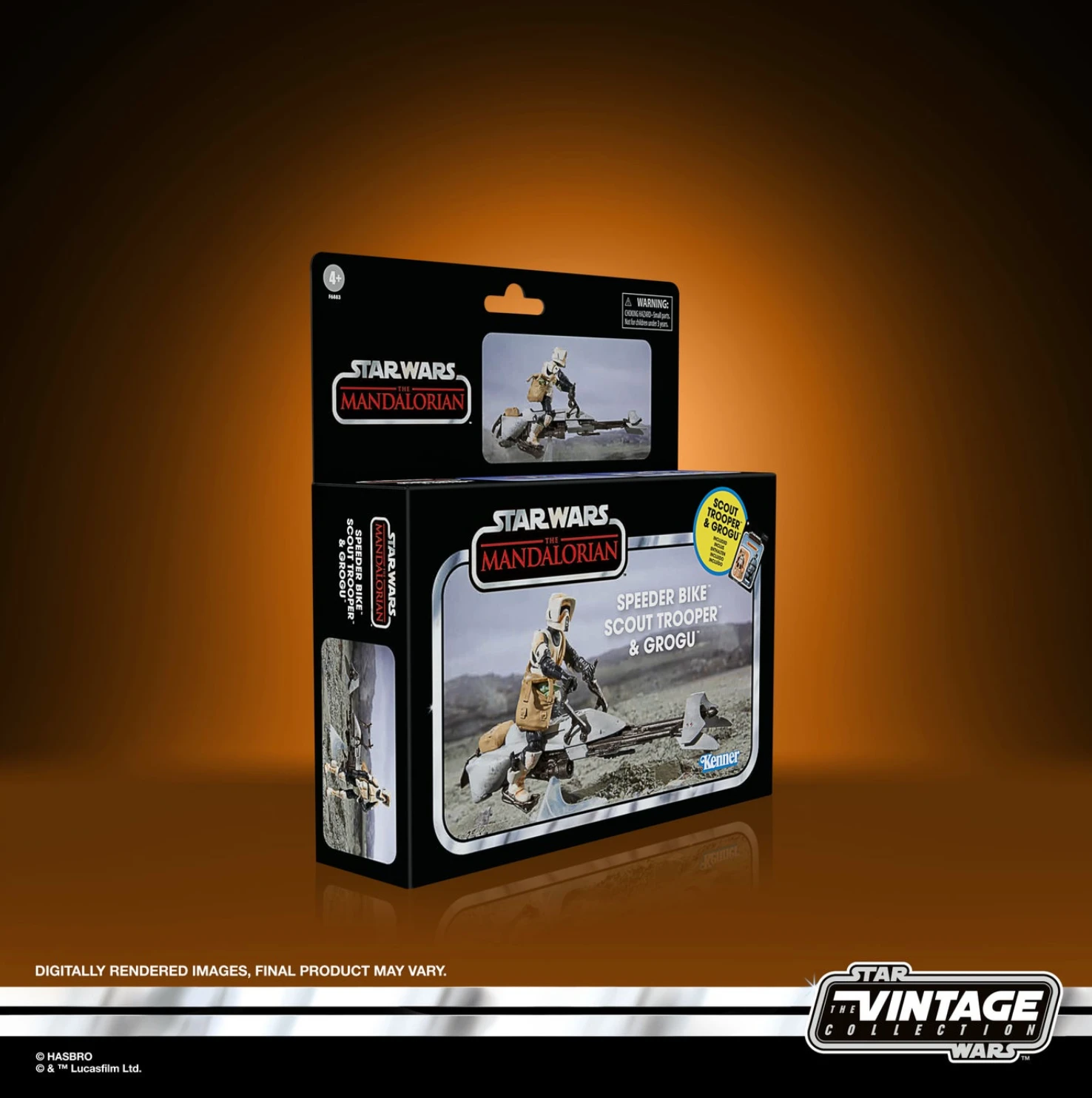 Star Wars The Vintage Collection The Mandalorian Scout Trooper And Grogu Speeder Bike 6 Star Wars The Vintage Collection The Mandalorian Scout Trooper And Grogu Speeder Bike - Image 4