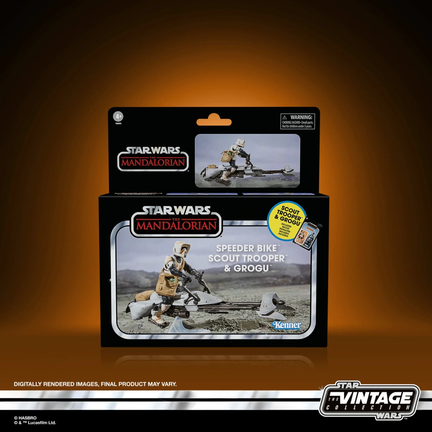 Star Wars The Vintage Collection The Mandalorian Scout Trooper And Grogu Speeder Bike 5 Star Wars The Vintage Collection The Mandalorian Scout Trooper And Grogu Speeder Bike - Image 3