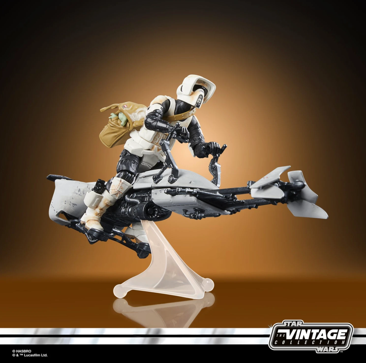 Star Wars The Vintage Collection The Mandalorian Scout Trooper And Grogu Speeder Bike 4 Star Wars The Vintage Collection The Mandalorian Scout Trooper And Grogu Speeder Bike - Image 2