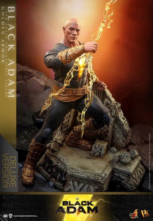 Hot Toys 1/6th Scale Black Adam (Gold Armour) Deluxe Version 15 Hot Toys 1/6th Scale Black Adam (Gold Armour) Deluxe Version - Image 13