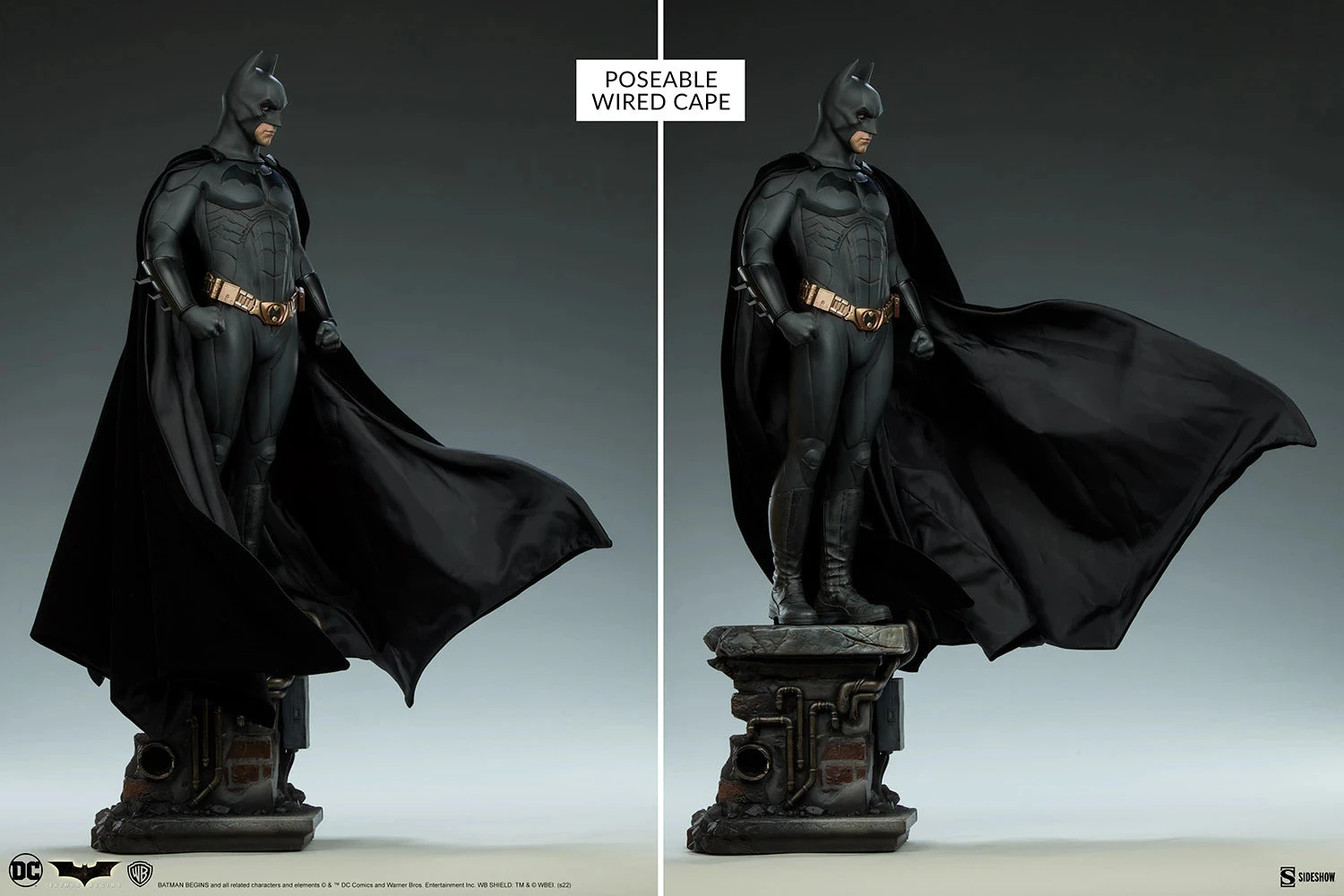 Sideshow Batman Begins Premium Format Batman Statue 5 Sideshow Batman Begins Premium Format Batman Statue - Image 3