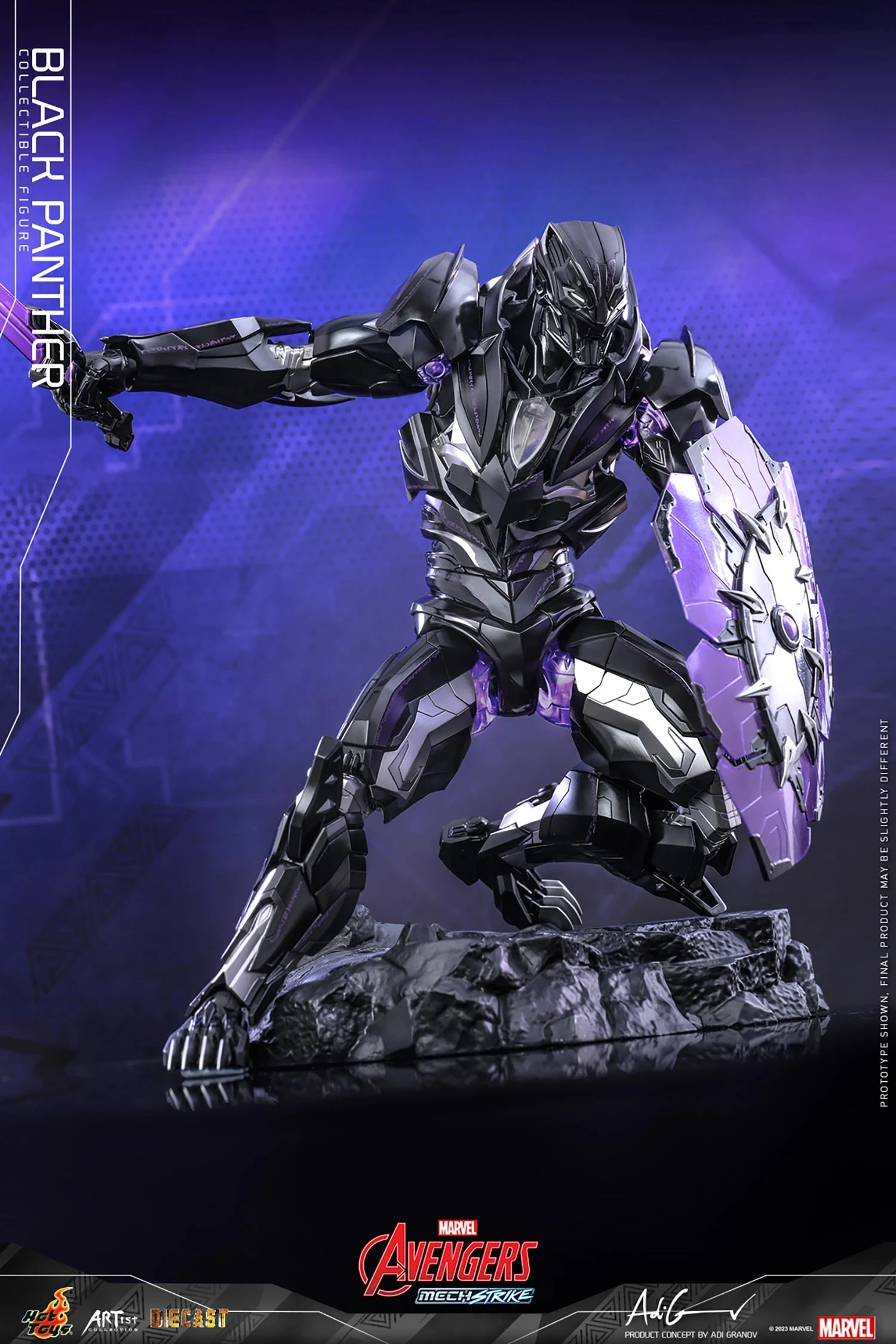Hot Toys Avengers Mech Strike 1/6th Scale Black Panther Figure 12 Hot Toys Avengers Mech Strike 1/6th Scale Black Panther Figure - Image 10