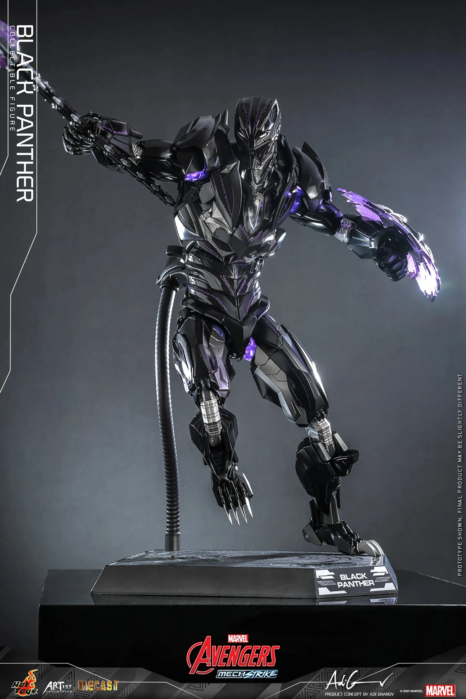 Hot Toys Avengers Mech Strike 1/6th Scale Black Panther Figure 11 Hot Toys Avengers Mech Strike 1/6th Scale Black Panther Figure - Image 9