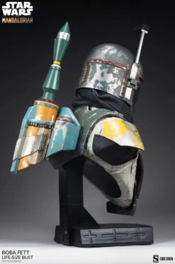 Sideshow The Mandalorian Boba Fett 1:1 Life-Size Scale Bust *SPECIAL ORDER REQUEST -Toy Sale Store boba fett star wars gallery 63ed355a3f1cd jpg