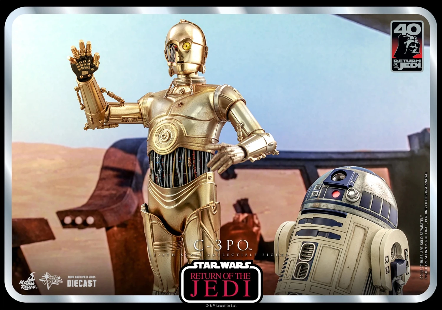 Hot Toys Star Wars Return Of The Jedi 40th Anniversary 1/6th Scale C-3PO Figure 16 Hot Toys Star Wars Return Of The Jedi 40th Anniversary 1/6th Scale C-3PO Figure - Image 14