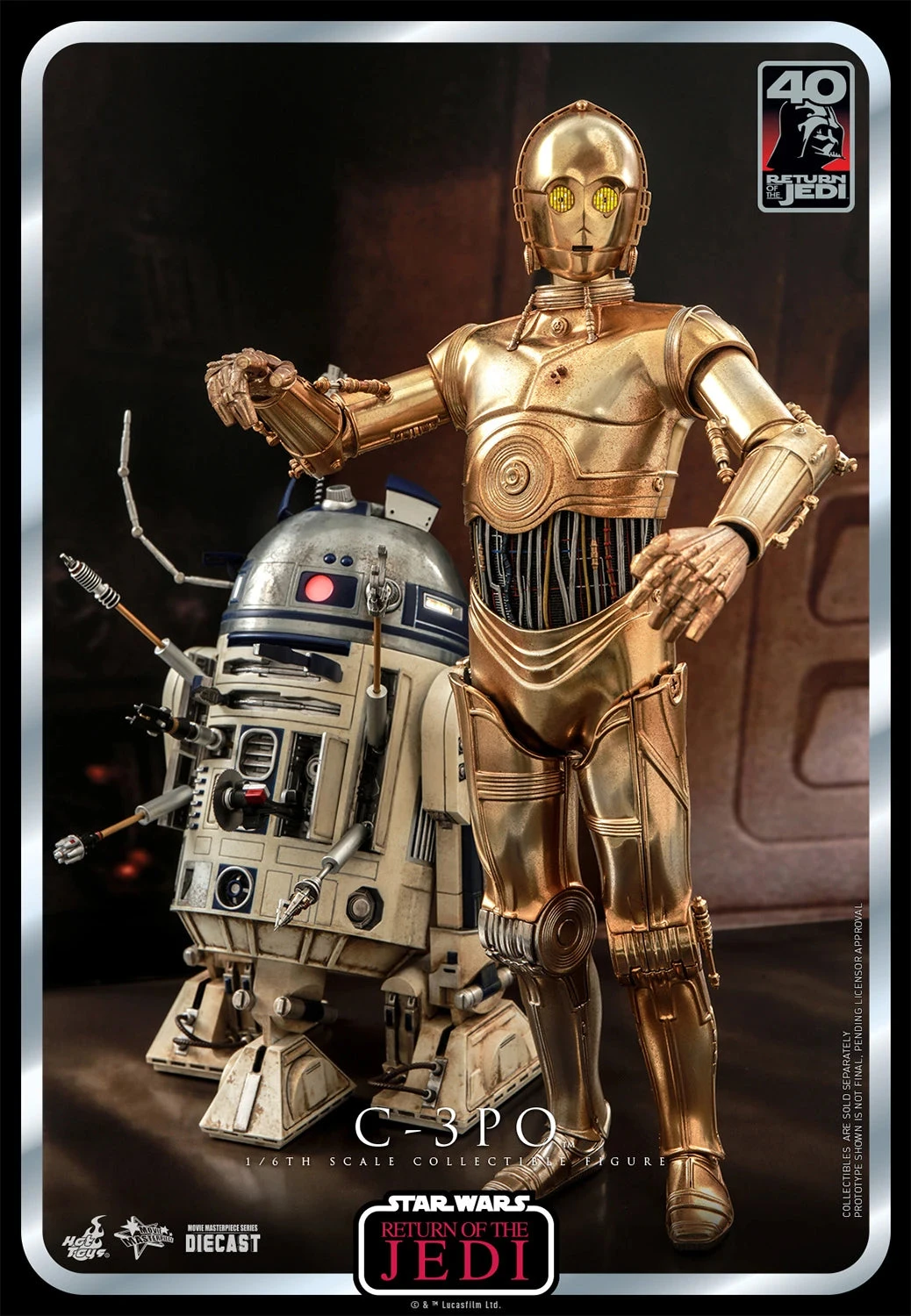 Hot Toys Star Wars Return Of The Jedi 40th Anniversary 1/6th Scale C-3PO Figure 10 Hot Toys Star Wars Return Of The Jedi 40th Anniversary 1/6th Scale C-3PO Figure - Image 8