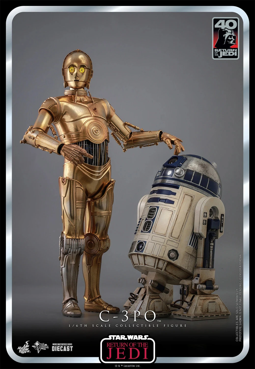 Hot Toys Star Wars Return Of The Jedi 40th Anniversary 1/6th Scale C-3PO Figure 13 Hot Toys Star Wars Return Of The Jedi 40th Anniversary 1/6th Scale C-3PO Figure - Image 11