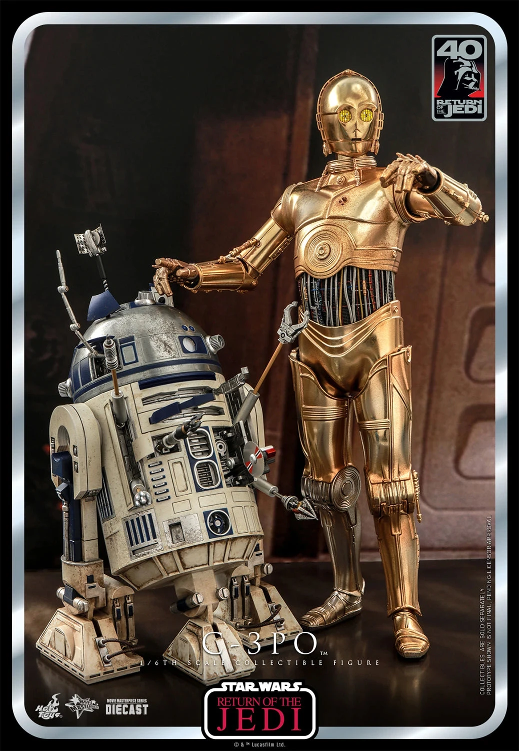 Hot Toys Star Wars Return Of The Jedi 40th Anniversary 1/6th Scale C-3PO Figure 12 Hot Toys Star Wars Return Of The Jedi 40th Anniversary 1/6th Scale C-3PO Figure - Image 10