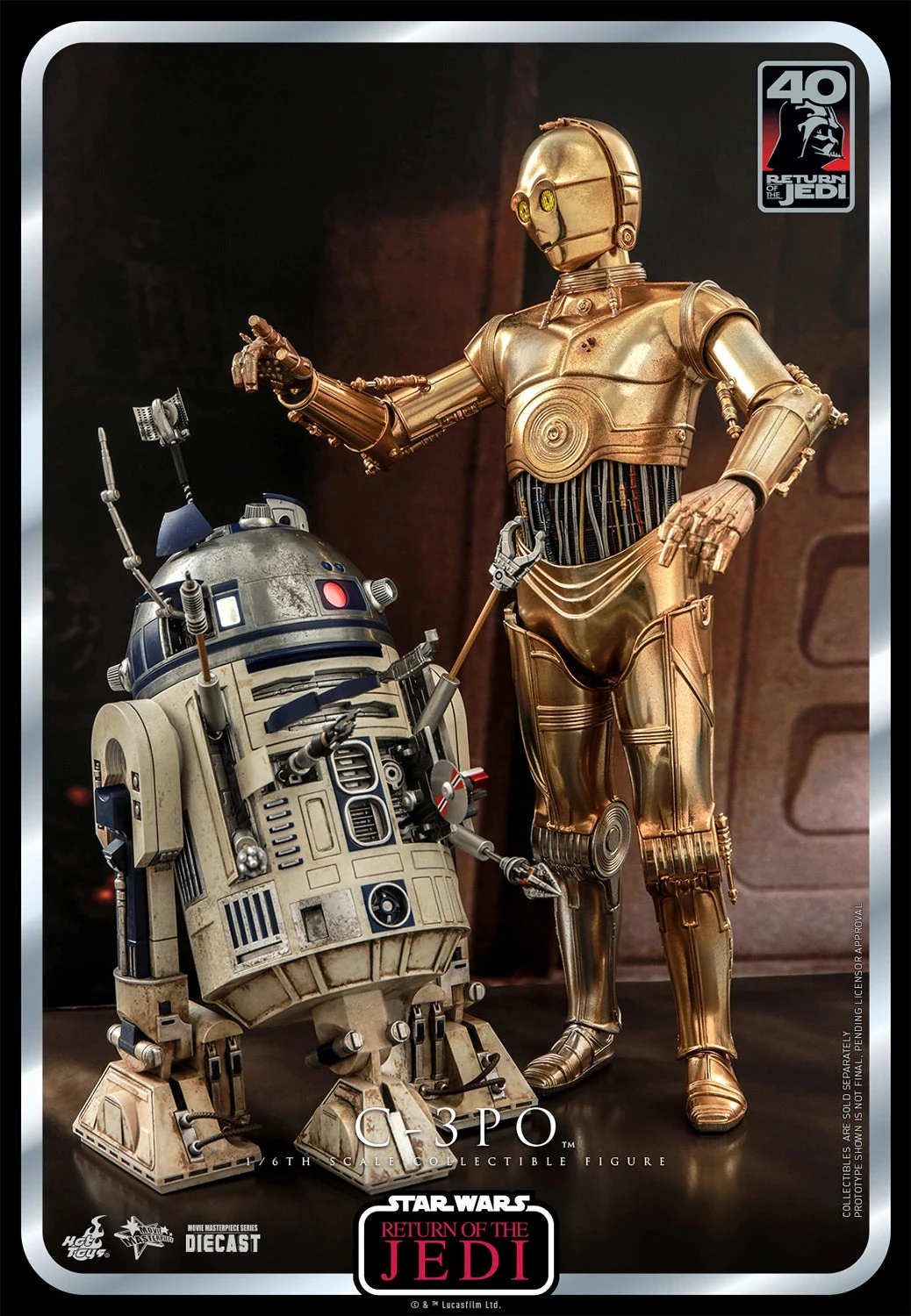 Hot Toys Star Wars Return Of The Jedi 40th Anniversary 1/6th Scale C-3PO Figure 19 Hot Toys Star Wars Return Of The Jedi 40th Anniversary 1/6th Scale C-3PO Figure - Image 17