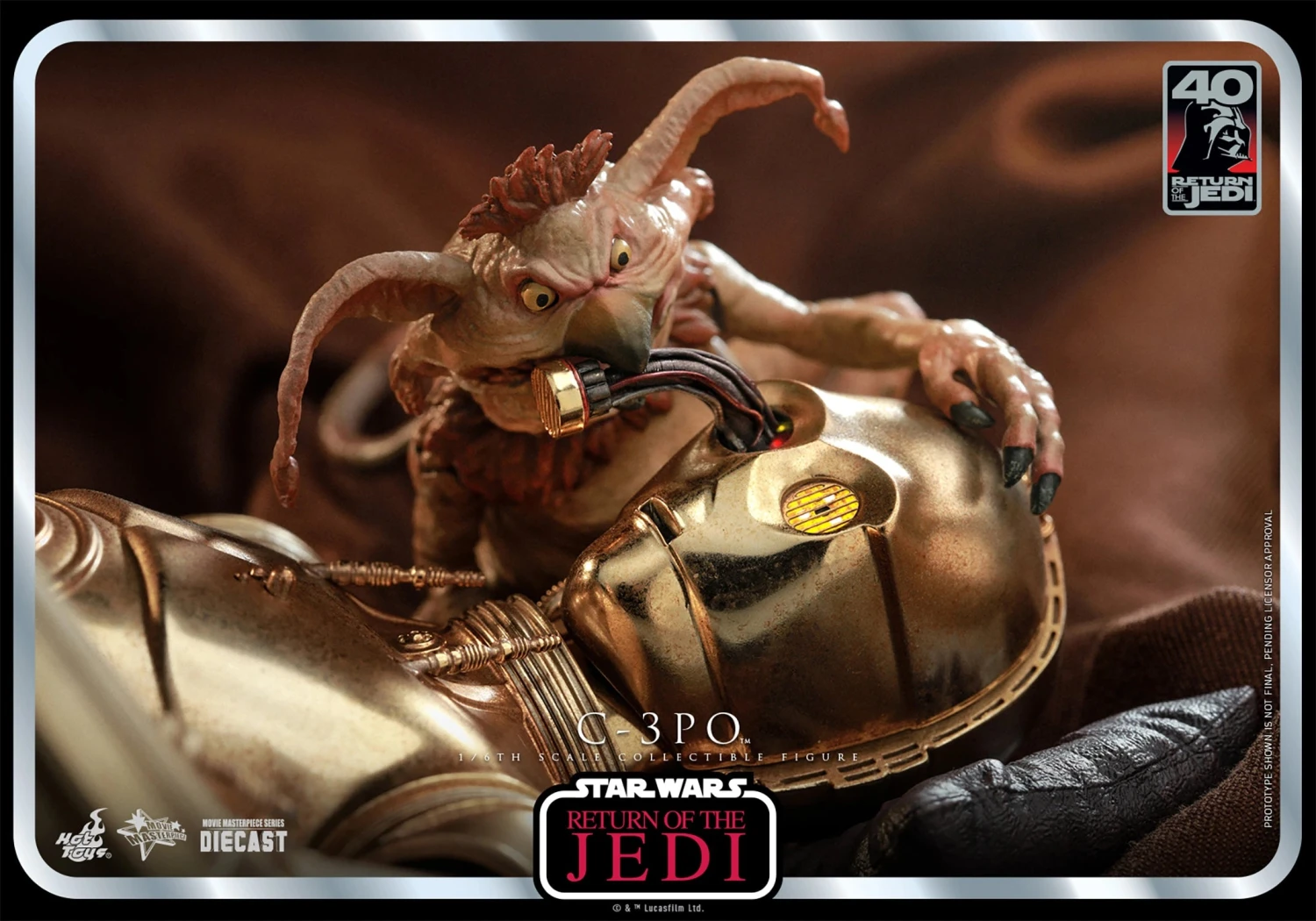 Hot Toys Star Wars Return Of The Jedi 40th Anniversary 1/6th Scale C-3PO Figure 22 Hot Toys Star Wars Return Of The Jedi 40th Anniversary 1/6th Scale C-3PO Figure - Image 20