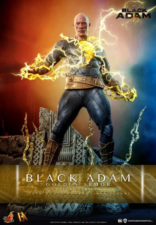Hot Toys 1/6th Scale Black Adam (Gold Armour) Deluxe Version 17 Hot Toys 1/6th Scale Black Adam (Gold Armour) Deluxe Version - Image 15