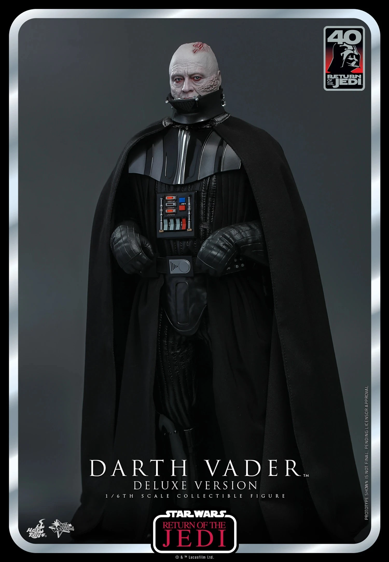 Hot Toys Star Wars Return Of The Jedi 40th Anniversary 1/6th Scale Darth Vader Deluxe Figure 19 Hot Toys Star Wars Return Of The Jedi 40th Anniversary 1/6th Scale Darth Vader Deluxe Figure - Image 17