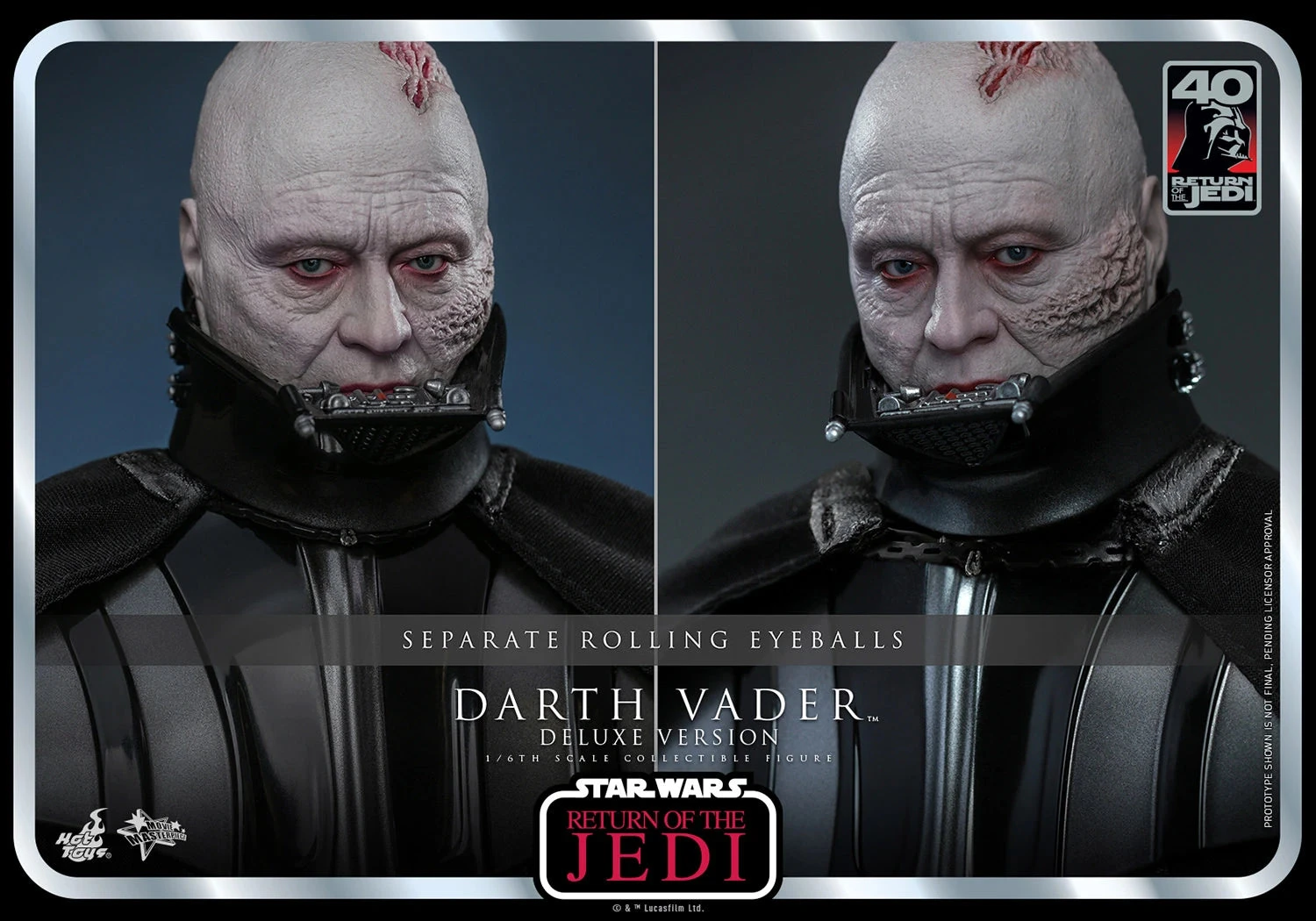 Hot Toys Star Wars Return Of The Jedi 40th Anniversary 1/6th Scale Darth Vader Deluxe Figure 13 Hot Toys Star Wars Return Of The Jedi 40th Anniversary 1/6th Scale Darth Vader Deluxe Figure - Image 11