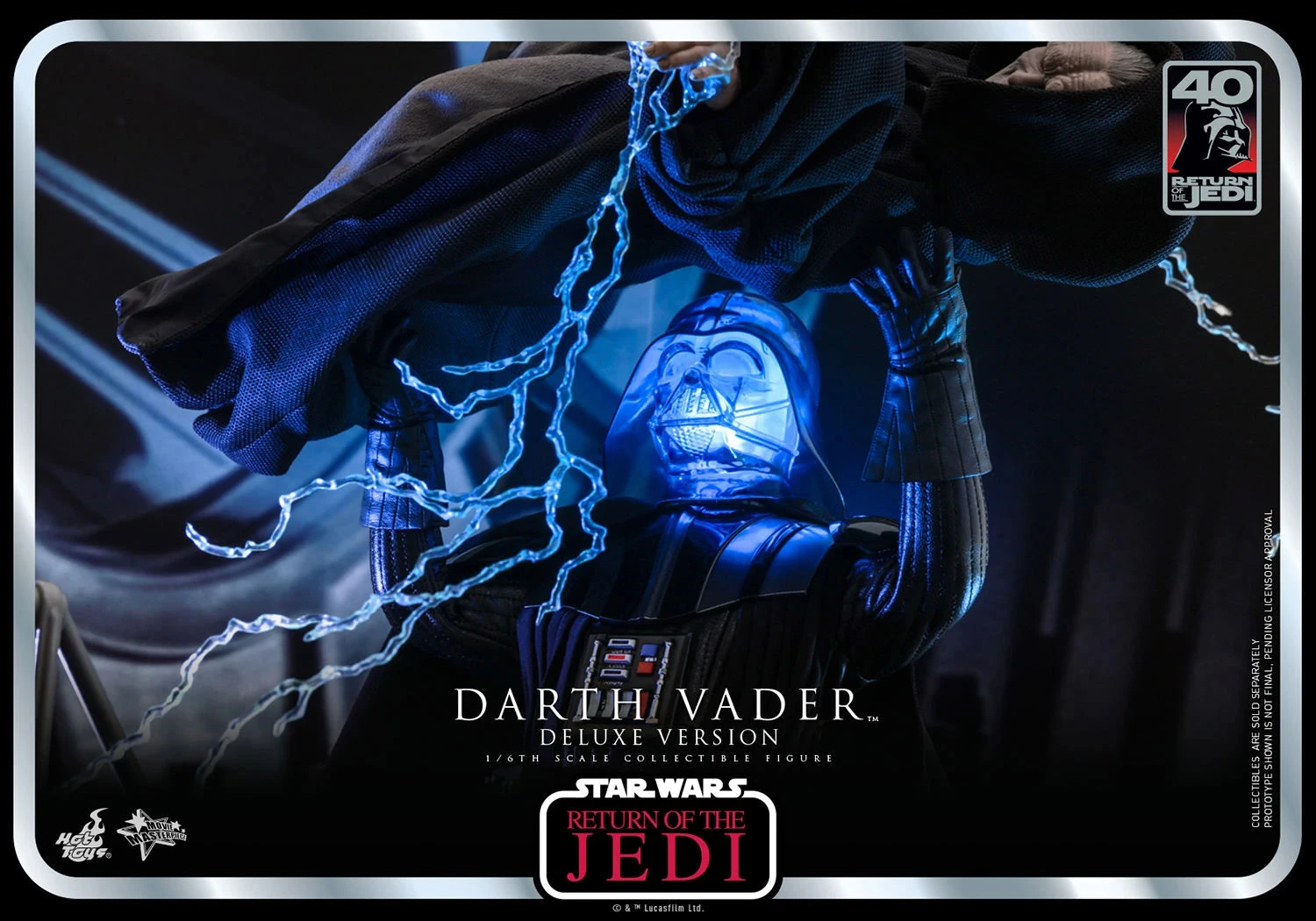 Hot Toys Star Wars Return Of The Jedi 40th Anniversary 1/6th Scale Darth Vader Deluxe Figure 12 Hot Toys Star Wars Return Of The Jedi 40th Anniversary 1/6th Scale Darth Vader Deluxe Figure - Image 10