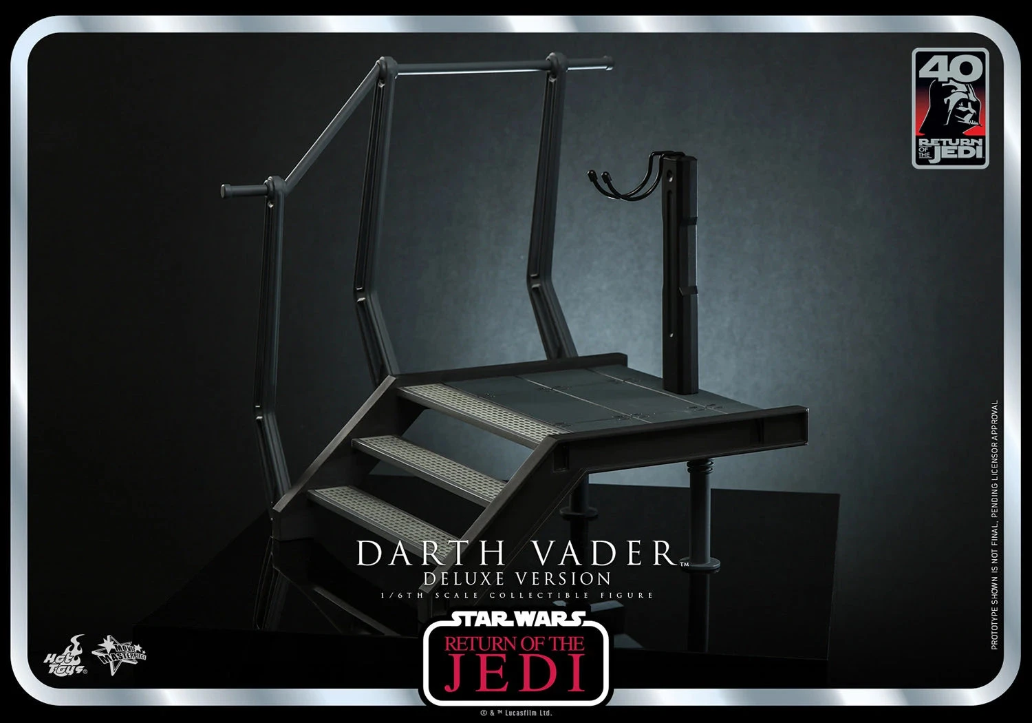 Hot Toys Star Wars Return Of The Jedi 40th Anniversary 1/6th Scale Darth Vader Deluxe Figure 11 Hot Toys Star Wars Return Of The Jedi 40th Anniversary 1/6th Scale Darth Vader Deluxe Figure - Image 9