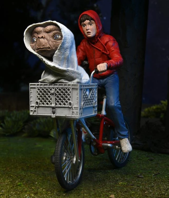 NECA E.T. 40th Anniversary Elliot & E.T. On Bicycle 7" Scale Action Figure 5 NECA E.T. 40th Anniversary Elliot & E.T. On Bicycle 7" Scale Action Figure - Image 3