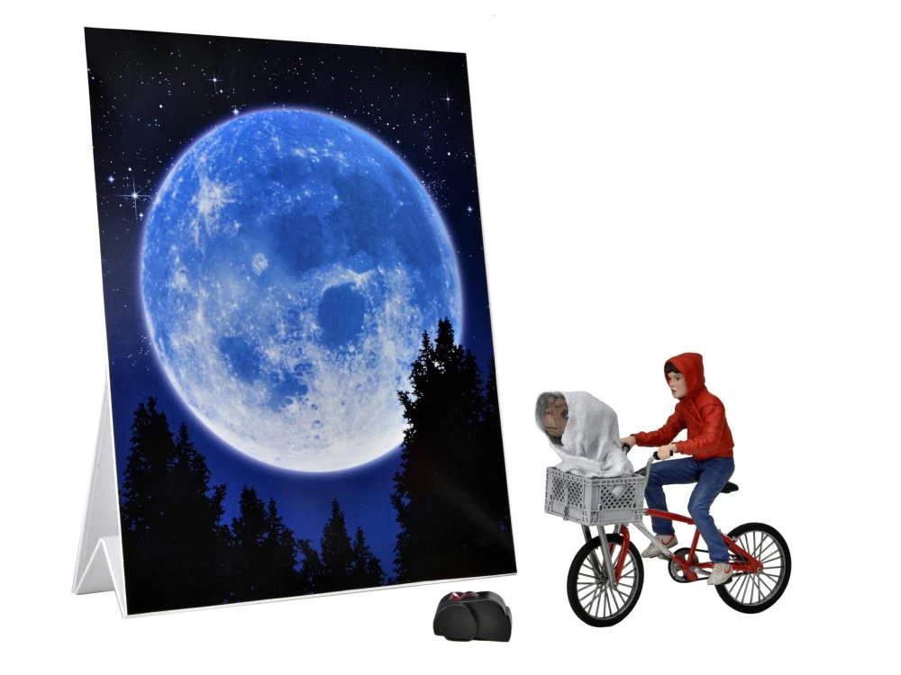 NECA E.T. 40th Anniversary Elliot & E.T. On Bicycle 7" Scale Action Figure 11 NECA E.T. 40th Anniversary Elliot & E.T. On Bicycle 7" Scale Action Figure - Image 9