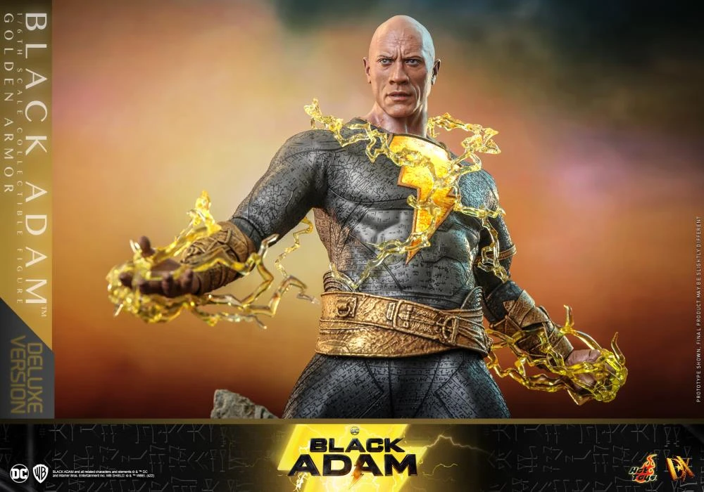 Hot Toys 1/6th Scale Black Adam (Gold Armour) Deluxe Version 21 Hot Toys 1/6th Scale Black Adam (Gold Armour) Deluxe Version - Image 19