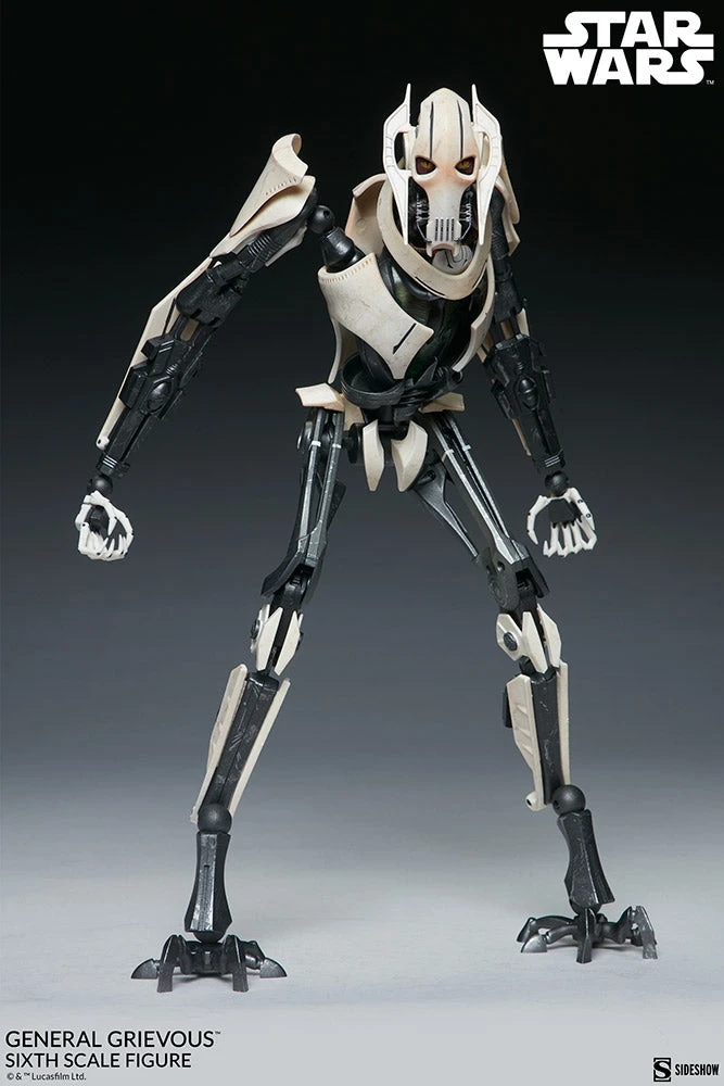 Sideshow Star Wars Action Figure 1/6 Scale General Grievous 20 Sideshow Star Wars Action Figure 1/6 Scale General Grievous - Image 18