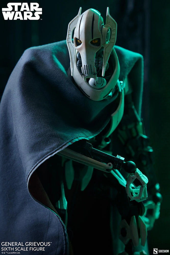 Sideshow Star Wars Action Figure 1/6 Scale General Grievous 7 Sideshow Star Wars Action Figure 1/6 Scale General Grievous - Image 5