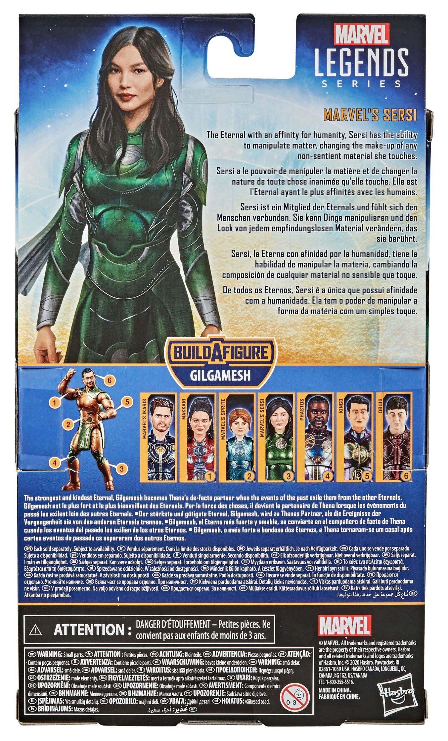 Hasbro Marvel Legends Series The Eternals Marvel’s Sersi 6 Inch Action Figure 7 Hasbro Marvel Legends Series The Eternals Marvel’s Sersi 6 Inch Action Figure - Image 5